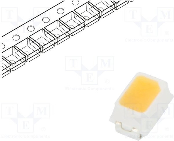 RF-W30TK14DS-EC-Y, LED; SMD; 2014,Mini PLCC2; white warm; 4?8lm; 2780-3110K; 90; 120°