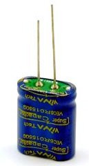 VEC6R0155QG I, 1.5 Ф, 6 В, 8.5×17×22, Ионистор