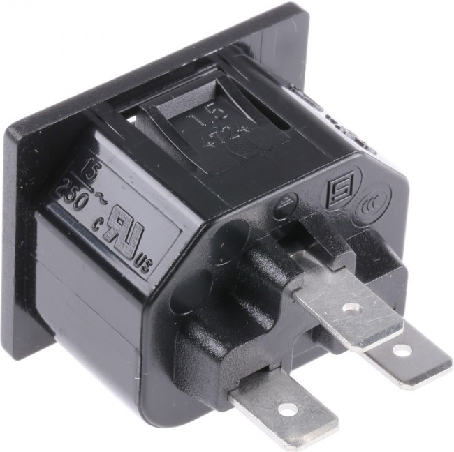 4724.0000, Разъем: питания AC, гнездо, "мама", 10А, 250ВAC, IEC 60320, C13 (F)