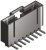 70553-0039, SL Series Right Angle Through Hole PCB Header, 5 Contact(s), 2.54mm Pitch, 1 Row(s), Shrouded 70553-0039, SL Series Right Angle Through Hole PCB Header, 5 Contact(s), 2.54mm Pitch, 1 Row(s), Shrouded