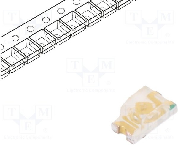 RF-BNB190TS-CF, LED; SMD; 0603; blue; 70?200mcd; 1.6x0.8x0.7mm; 140°; 2.8?3.5V; 20mA RF-BNB190TS-CF, LED; SMD; 0603; blue; 70?200mcd; 1.6x0.8x0.7mm; 140°; 2.8?3.5V; 20mA