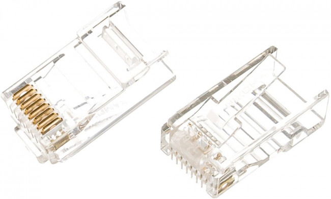 Коннектор RJ45/8P8C под витую пару, 100шт NMC-RJ88RZ50UE3-100 Коннектор RJ45/8P8C под витую пару, 100шт NMC-RJ88RZ50UE3-100