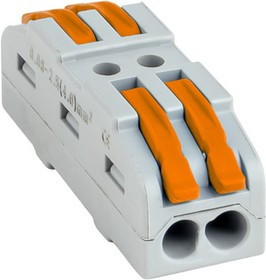 plc-smk-422, Строительно-монтажная клемма СМК 222-422 проходная 2 полюса 0,08-4мм2 (25шт.) PROxima