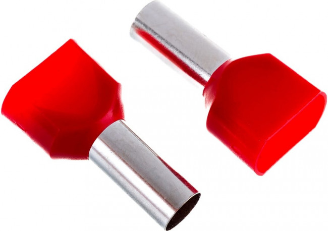 Наконечник штыревой втулочный изолированный НШвИ(2) 10,0-14 (50шт.) PROxima nhvi2-10,0-14