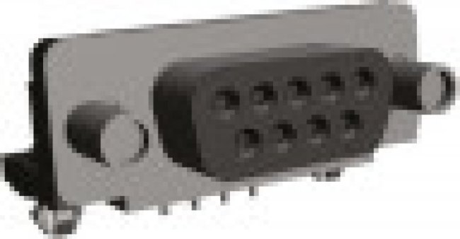 5747844-5, D-Sub Standard Connectors RECP FRNT MTL SHL 9P