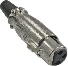 TD-393, Разъём микрофонный XLR , гнездо 3-х полюсная