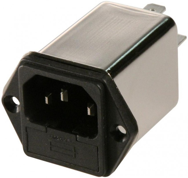 FN9260A-10-06, AC Power Entry Modules 10A FASTON GENERAL PURPOSE PEM