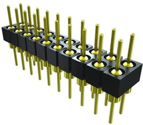 TD-103-T-A, Headers &amp; Wire Housings .100" Double Row Screw Machine Terminal Strip