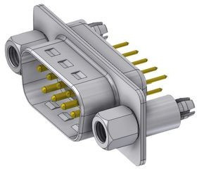 DTS09PY/2M86UNB5, D-Sub plug, Plug, DE-9, Radial Leads