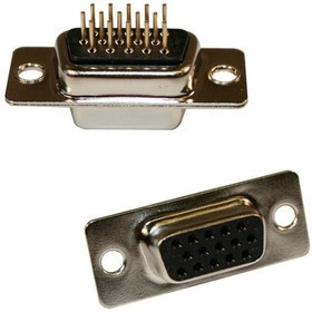 195-062-213L001, D-Sub High Density Connectors VERT 62POS FEM Steel