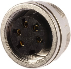 KFV-50/6, Разъем: M16, гнездо, "мама", пайка, PIN: 5, 5А, 250В, IP40, 0,75мм2