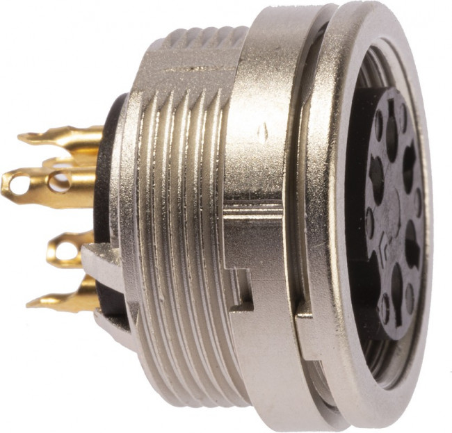 KFV-50/6, Разъем: M16, гнездо, "мама", пайка, PIN: 5, 5А, 250В, IP40, 0,75мм2