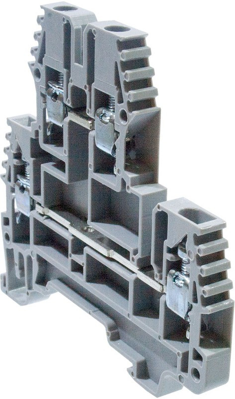 PIK2,5 RD (серый), 325249 Клеммник 2-х ярусный, 2,5 мм.кв
