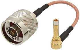 N-J3CY/ RG316/ C2-JW3Y-100mm, Разъём высокочастотный N-J3CY/ RG316/ C2-JW3Y-100 мм, длина 10 см