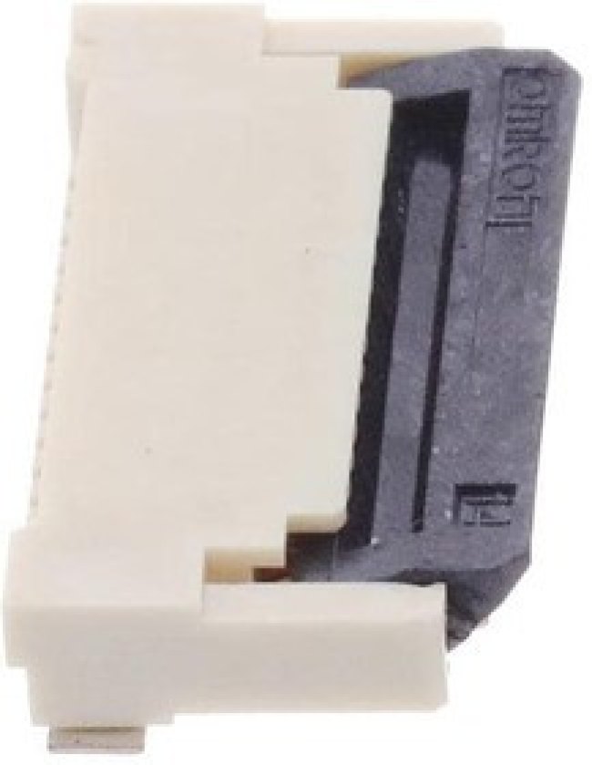 XF2M-1415-1A, FFC &amp; FPC Connectors .5mm Rotary BackLock SMT Dual 14P Adhesv.