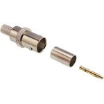 5-1634514-1, Вилка, BNC, "мама", прямой, 75Ом, обжим, на провод, позолота 5-1634514-1, Вилка, BNC, "мама", прямой, 75Ом, обжим, на провод, позолота