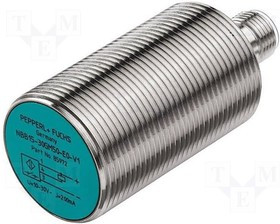 NBB15-30GM50-E2-V1, Датчик: индуктивный, Конф.выхода: PNP / NO, 0-15мм, 10-30ВDC, М30