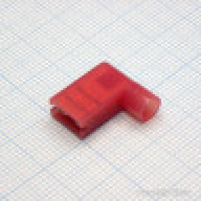 FLDNY1.25-250 Red, клемма флажковая угловая красная