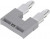 DFA35-02P-11-00A(H), перемычка 2P, шаг 16мм, серая / DFA35-02P-11-00A(H)