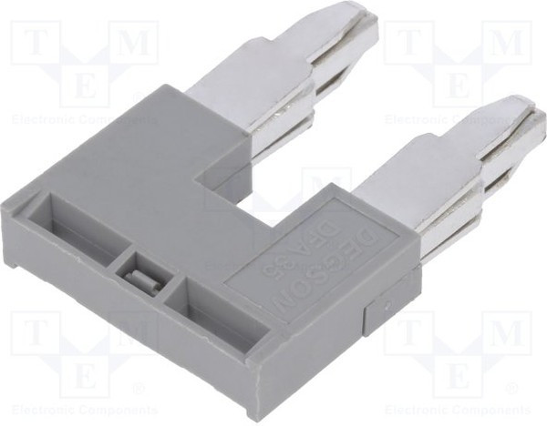 DFA35-02P-11-00A(H), перемычка 2P, шаг 16мм, серая / DFA35-02P-11-00A(H)