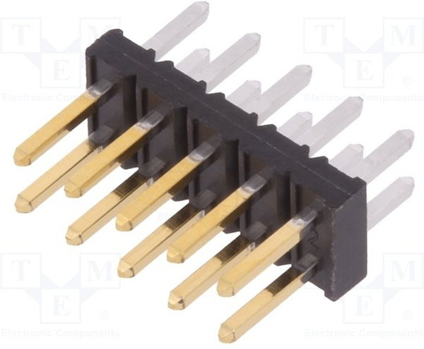 57102-F08-05ULF, Headers & Wire Housings Unshd Hdr,T/H,Dbl Rw Vert,10P,Gold Flash 57102-F08-05ULF, Headers & Wire Housings Unshd Hdr,T/H,Dbl Rw Vert,10P,Gold Flash