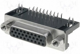 DHR-26F (DS1038-26F), Гнездо 26 pin высокой плотности на плату