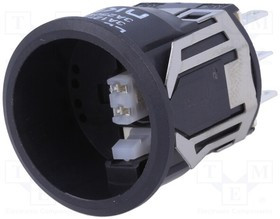 LB16CKW01, Pushbutton Switches SPDT On-On ROUND