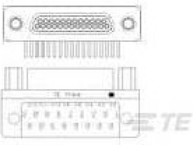 1532253-2, D-Sub Micro-D Connectors M83513/10-D01CP = MCKS-C2-P-25PRT1
