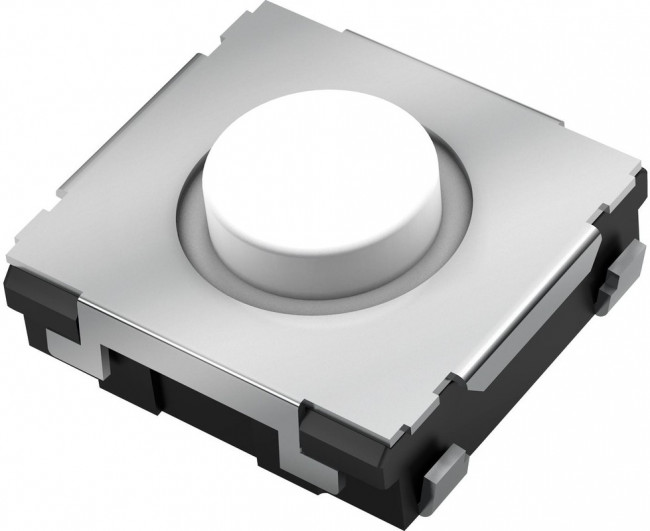 EVQ-Q2Y01W, Tactile Switches Switch Light Touch 6mm Square SMD