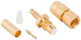 903-284P-52S, RF/COAXIAL SMC PLUG STR 50 OHM CLAMP/SLDR