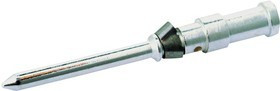 09150006105 Контакт разъема для тяжелых условий, Han D Series, Штырь, 18 AWG, Обжим, 10 А, Медь