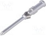 09150006105 Контакт разъема для тяжелых условий, Han D Series, Штырь, 18 AWG, Обжим, 10 А, Медь