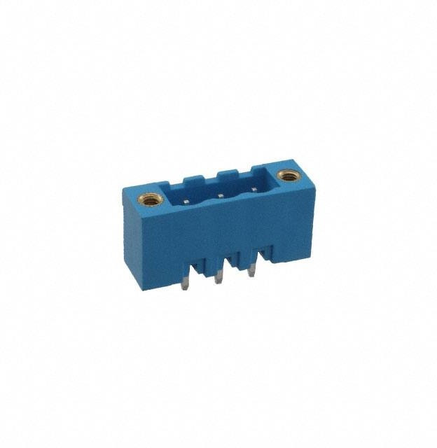 TBP01R2W-508-03BE, Pluggable Terminal Blocks Terminal block, pluggable, w screw lock, 5.08, receptical, 3 pole, blue