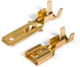 Разъем плоский неизолированный РП-П 2,5-(6,3) КВТ Разъем плоский неизолированный РП-П 2,5-(6,3) КВТ