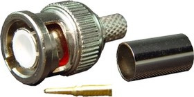 HYR-0105C (GB-105C) (BNC-7001C) (BNC-C6P), Разъем BNC, штекер, RG-6, обжим (Crimp)