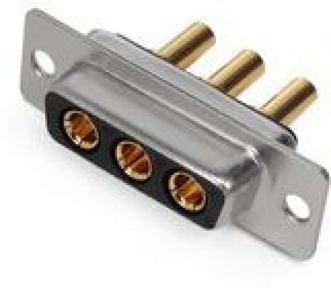 MHCDS3W3S2, D-Sub Connector, Straight, Socket, 3W3, Signal Contacts - 0, Special Contacts - 3