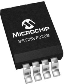 SST25VF020B-80-4C-SAE, 2Mbit SPI Flash Memory 8-Pin SOIC, SST25VF020B-80-4C-SAE SST25VF020B-80-4C-SAE, 2Mbit SPI Flash Memory 8-Pin SOIC, SST25VF020B-80-4C-SAE