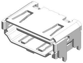 DC04S019JA2R600, HDMI, Displayport & DVI Connectors HDMI 2.1 receptacle 48Gbps bandwidth DC04S019JA2R600, HDMI, Displayport & DVI Connectors HDMI 2.1 receptacle 48Gbps bandwidth