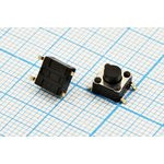 Тактовая кнопка, 6.0x 6.0x 5.0, алгоритм работы NO, TD-06XG