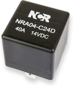 NRA-04-C-24D, Реле 1 переключ. 24VDC, 40A/14VDC SPDT