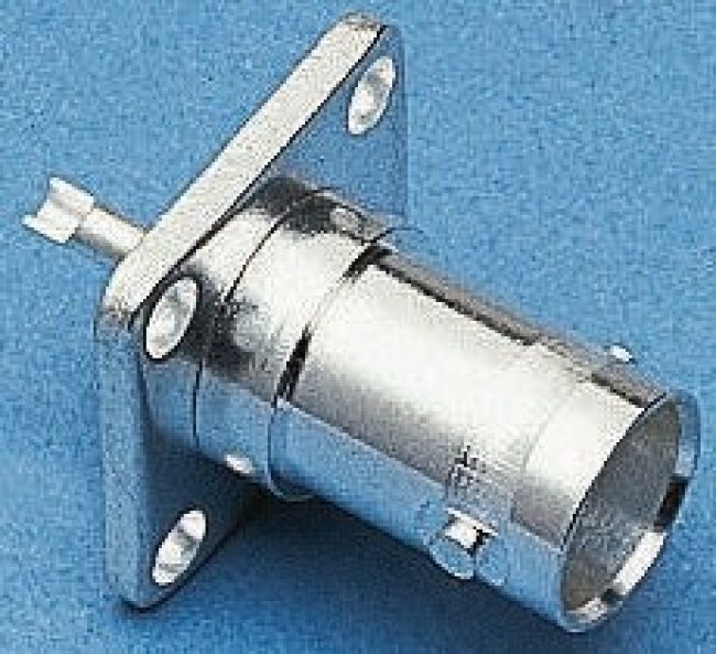 1-1337446-1, jack Flange Mount BNC Connector, 75, Solder Termination, Straight Body 1-1337446-1, jack Flange Mount BNC Connector, 75, Solder Termination, Straight Body