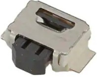B3U-3100P-B, Switch Tactile N.O. SPST Round Button Gull Wing 0.05A 12VDC 1.59N SMD T/R B3U-3100P-B, Switch Tactile N.O. SPST Round Button Gull Wing 0.05A 12VDC 1.59N SMD T/R