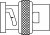 RBD-75-M-00, COAX CONNECTOR, BNC, PLUG, 75 OHM, CABLE