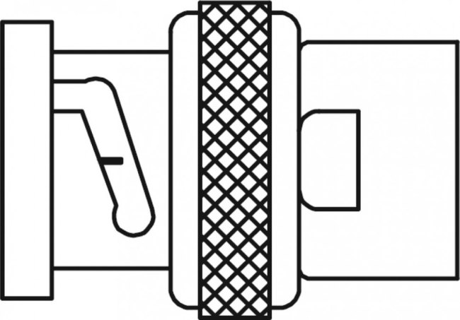 RBD-75-M-00, COAX CONNECTOR, BNC, PLUG, 75 OHM, CABLE