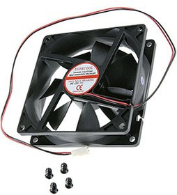 EC9225HH12B, Вентилятор 12В, 92х92х25мм , подш. качения, 3000 об/мин