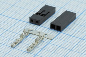 Разъем BLS розетка, шаг P2.54, монтаж на кабель, BLS-1x 2, контакт[1]