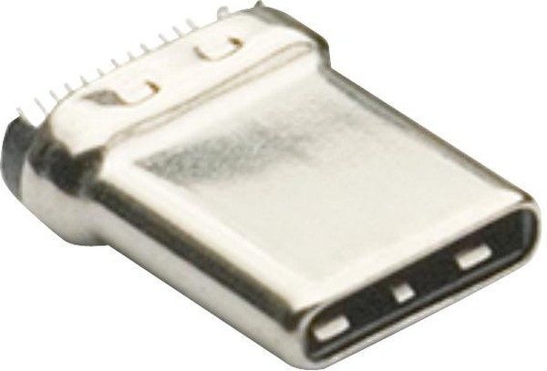 1054440011, 1 Board Edge, Straddle Mount 24 Male Type-C SMD USB Connectors