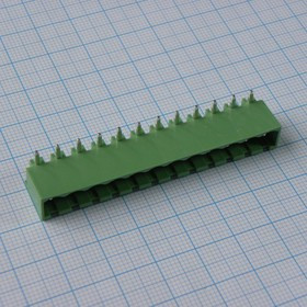 2EDGRC-5.08- 12P-14-00A(H), Разъемный клеммный блок на плату, 12 контактов. Серия 2EDGRC-5.08