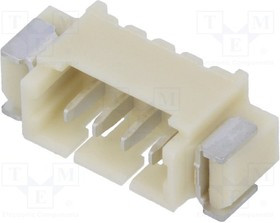 NX1251-04SMR, Гнездо, провод-плата, "папа", 1,25мм, PIN: 4, SMT, 125В, 1А, луженые