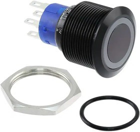 ULV7F2H11311, Pushbutton Switches 3A 250VAC 2P ON-(ON) RED LED 3V 3.5N IP6